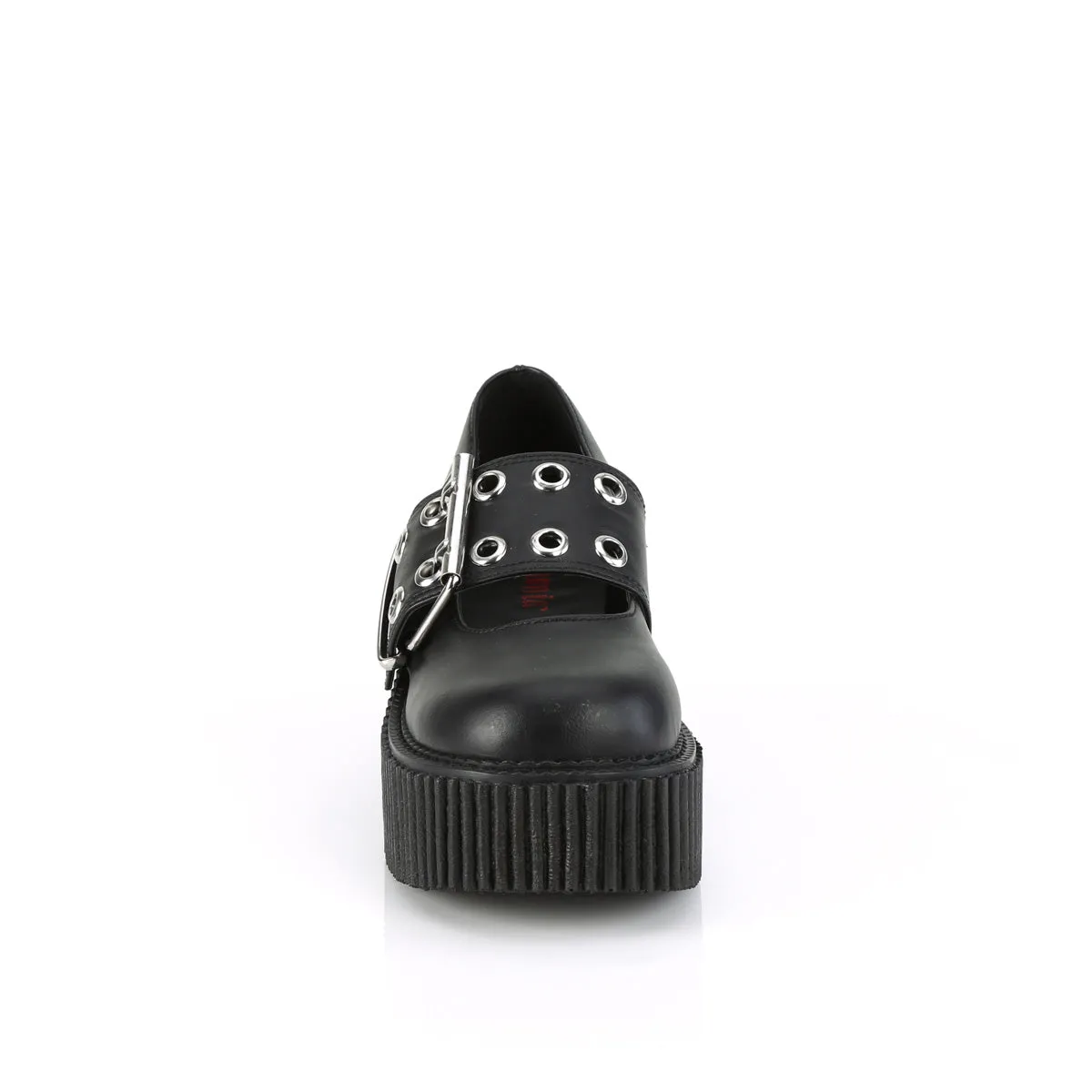 CREEPER-230  Black Vegan Leather