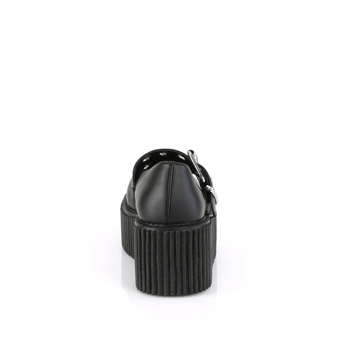 CREEPER-230  Black Vegan Leather