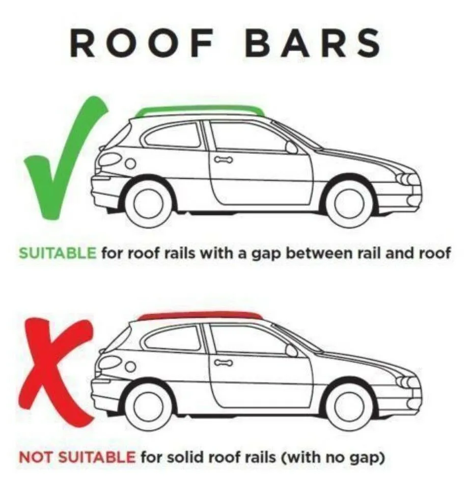 Cross Bars Roof Rack Aluminium Locking Fits Lada Niva (4X4) 1976-1999