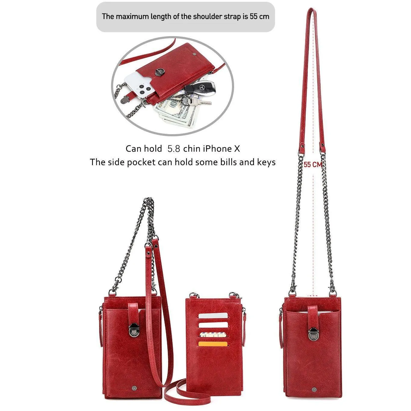 Crossbody Phone Bag for Women