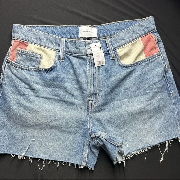 Current/Elliott Women's Blue 'the Aficionado' FrayedNWTSize 29
