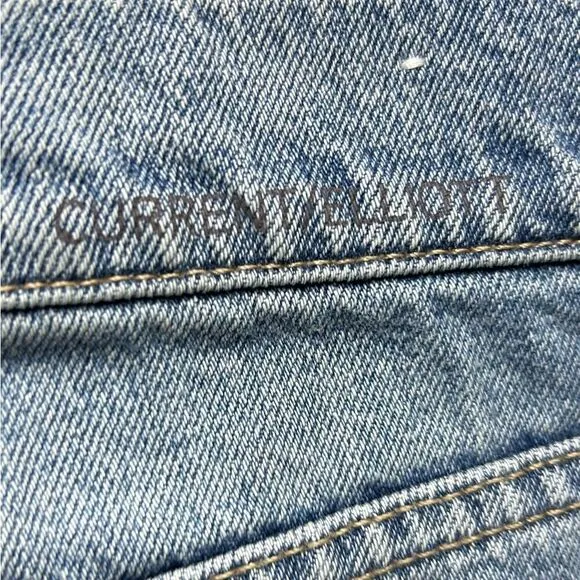 Current/Elliott Women's Blue 'the Aficionado' FrayedNWTSize 29