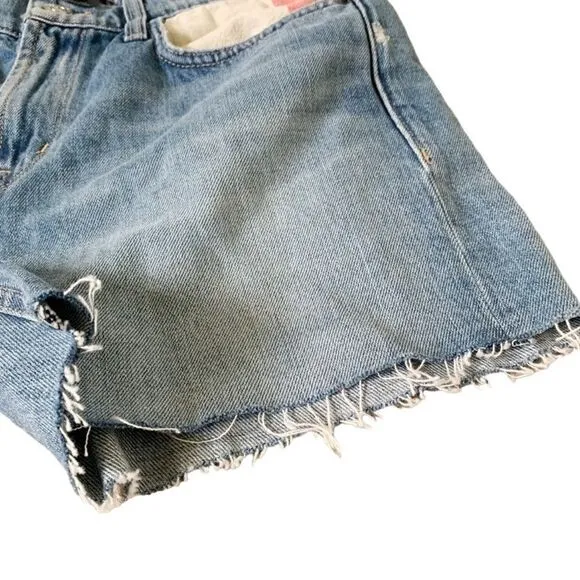 Current/Elliott Women's Blue 'the Aficionado' FrayedNWTSize 29