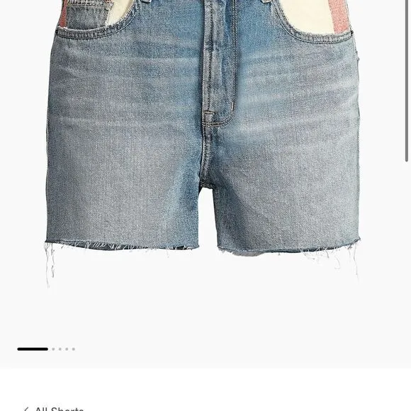 Current/Elliott Women's Blue 'the Aficionado' FrayedNWTSize 29