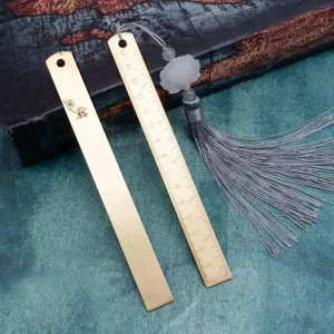 Custom Brass Scale Ruler Personalized Vintage Ruler Metal Multifunctional Ruler
