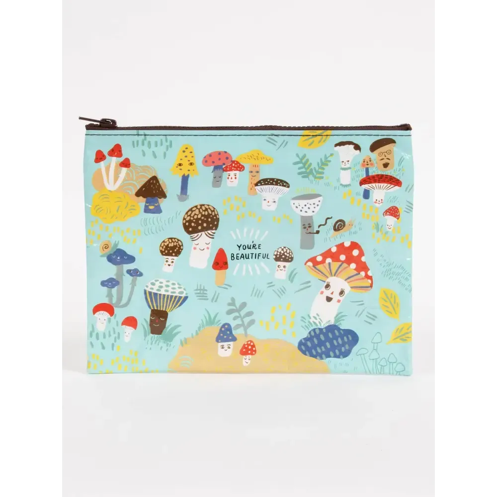 Cute Lil Mushrooms Zipper Pouch