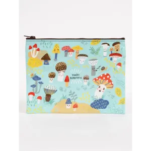Cute Lil Mushrooms Zipper Pouch