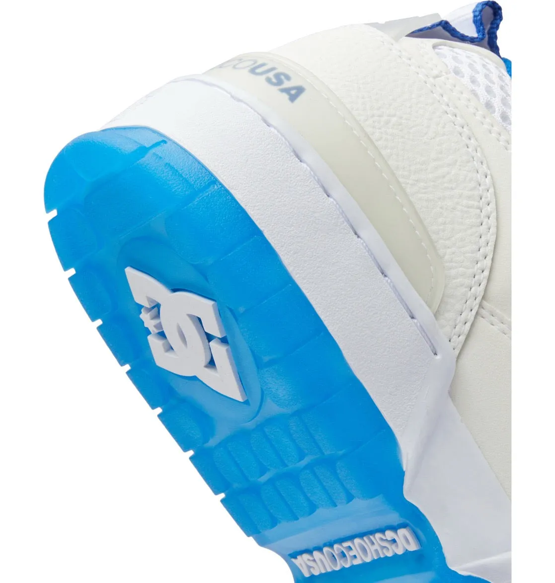 DC SHOES JS 1 WHITE BLUE TRAINERS