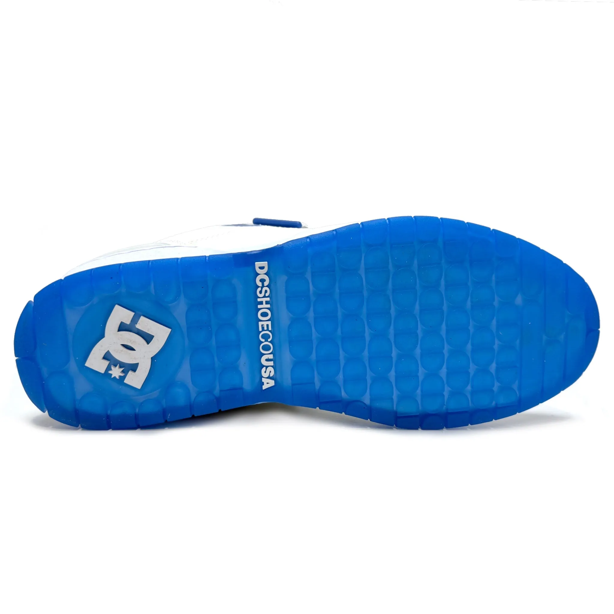 DC SHOES JS 1 WHITE BLUE TRAINERS