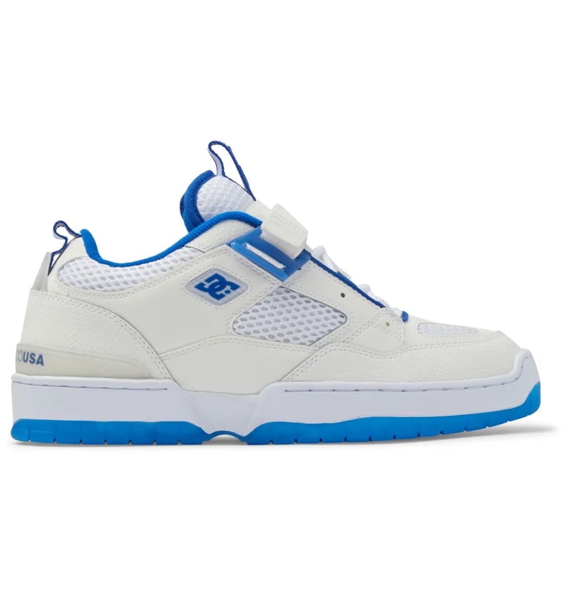 DC SHOES JS 1 WHITE BLUE TRAINERS