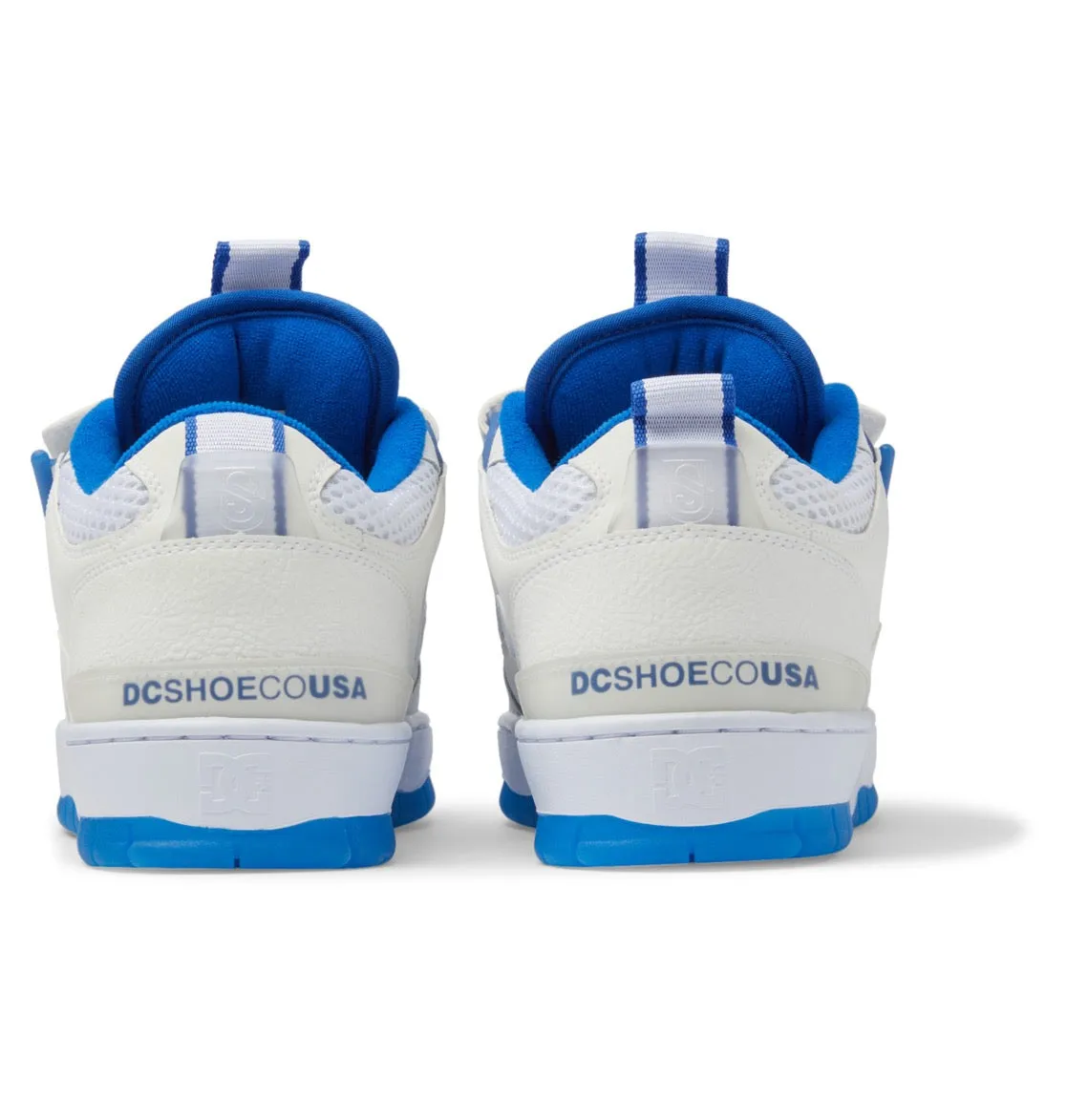 DC SHOES JS 1 WHITE BLUE TRAINERS