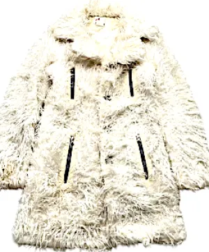 Diesel Italy. Glenn Martens Vintage Faux Fur Coat With Zippers