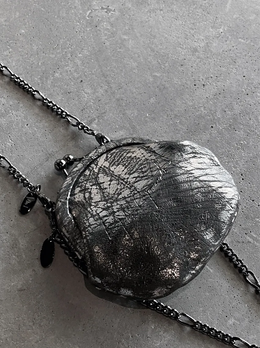 Discord Horse Leather Coin Necklace