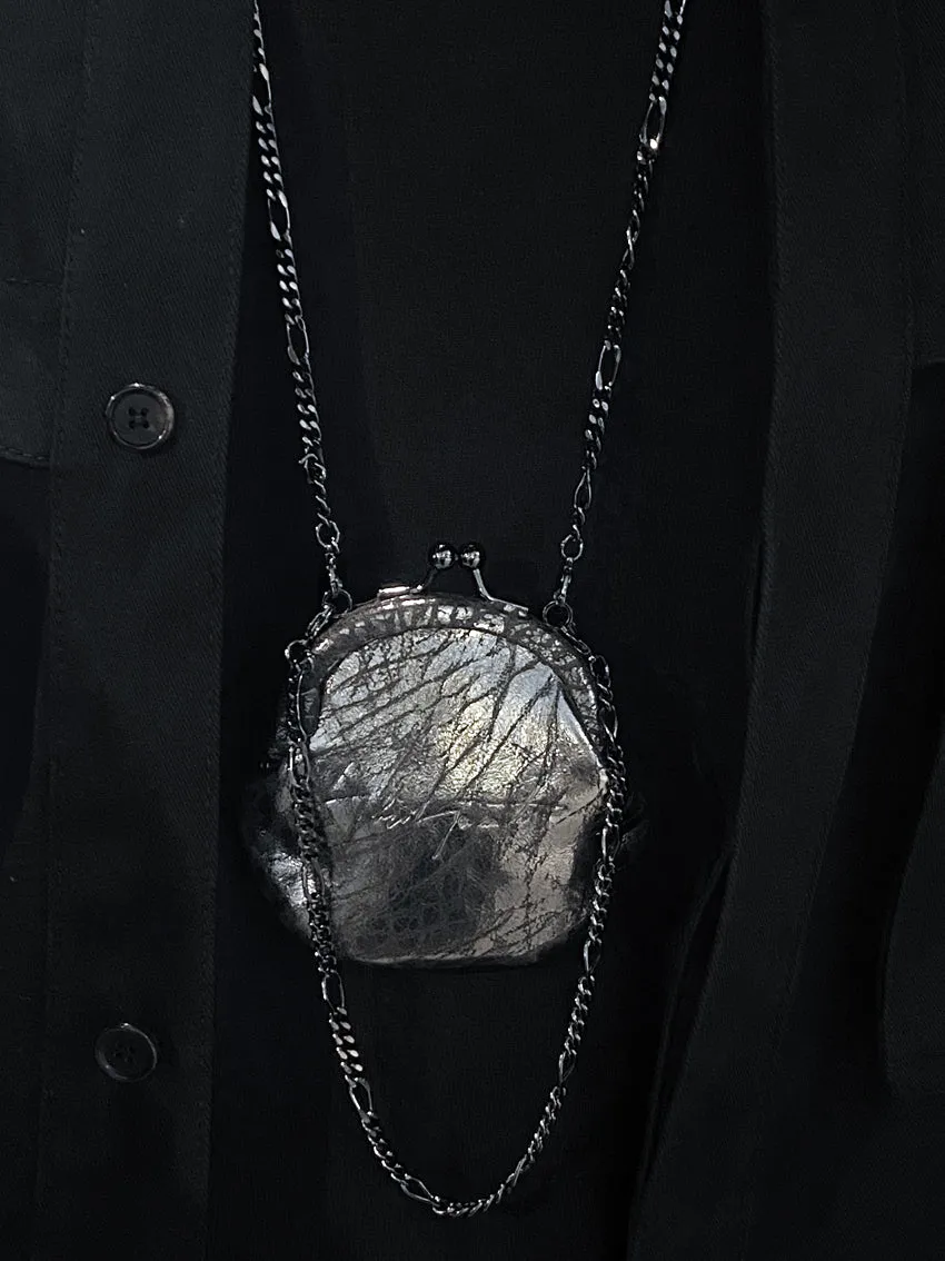 Discord Horse Leather Coin Necklace