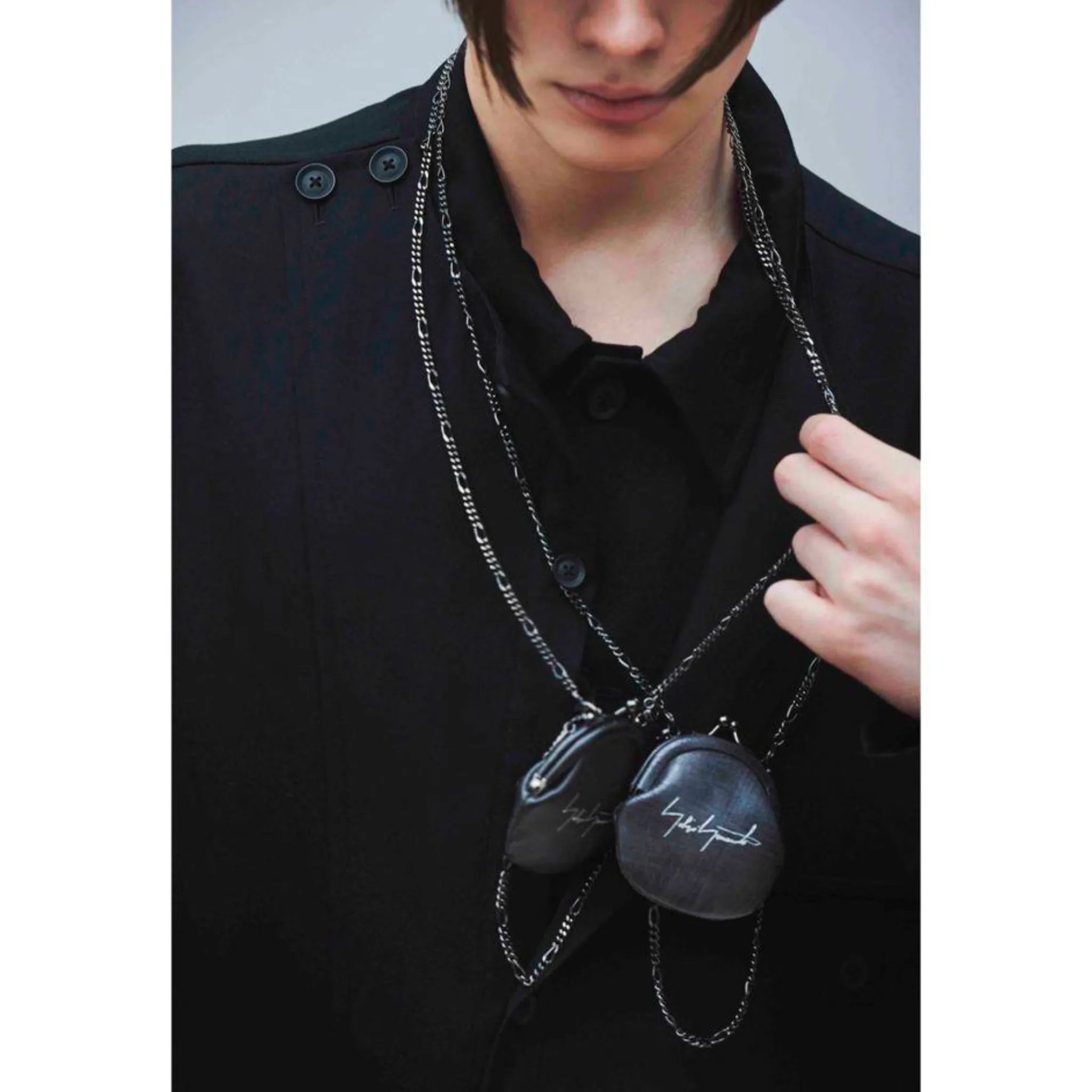 Discord Yohji Yamamoto Coin Necklace Black
