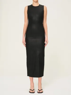 DL 1961/ Esme Dress Midi/ Black Coated