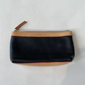 DOONEY & BOURKE Black & Tan Leather Pouch