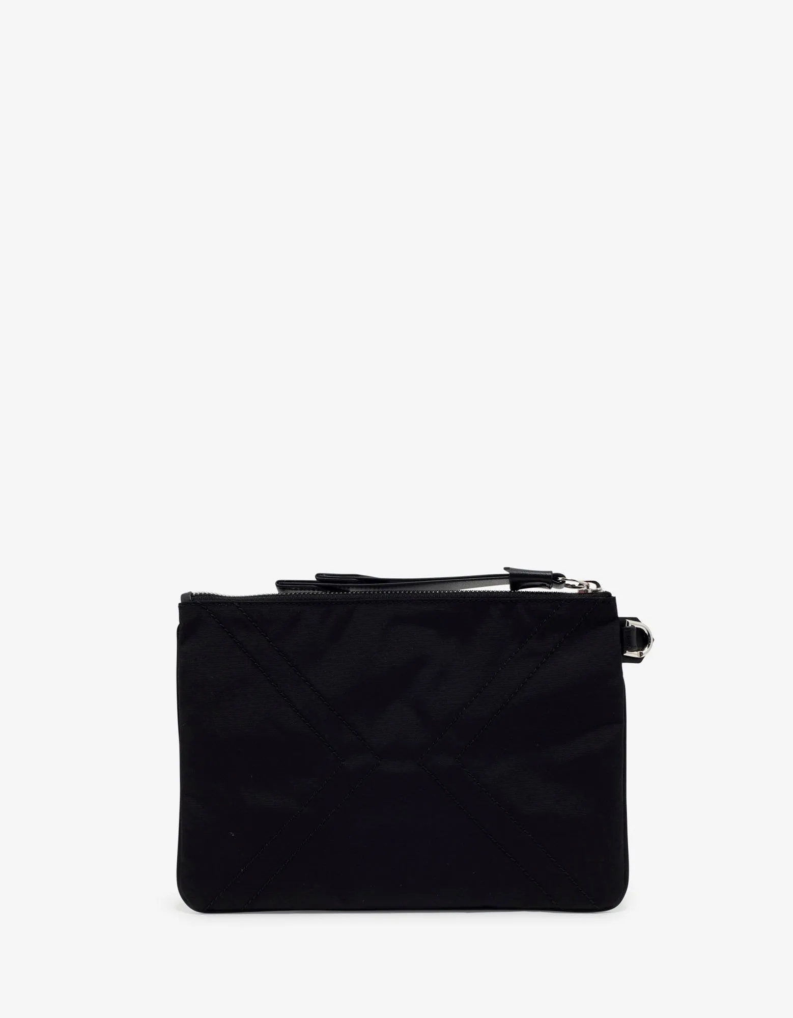 Downtown Black Nylon Pouch