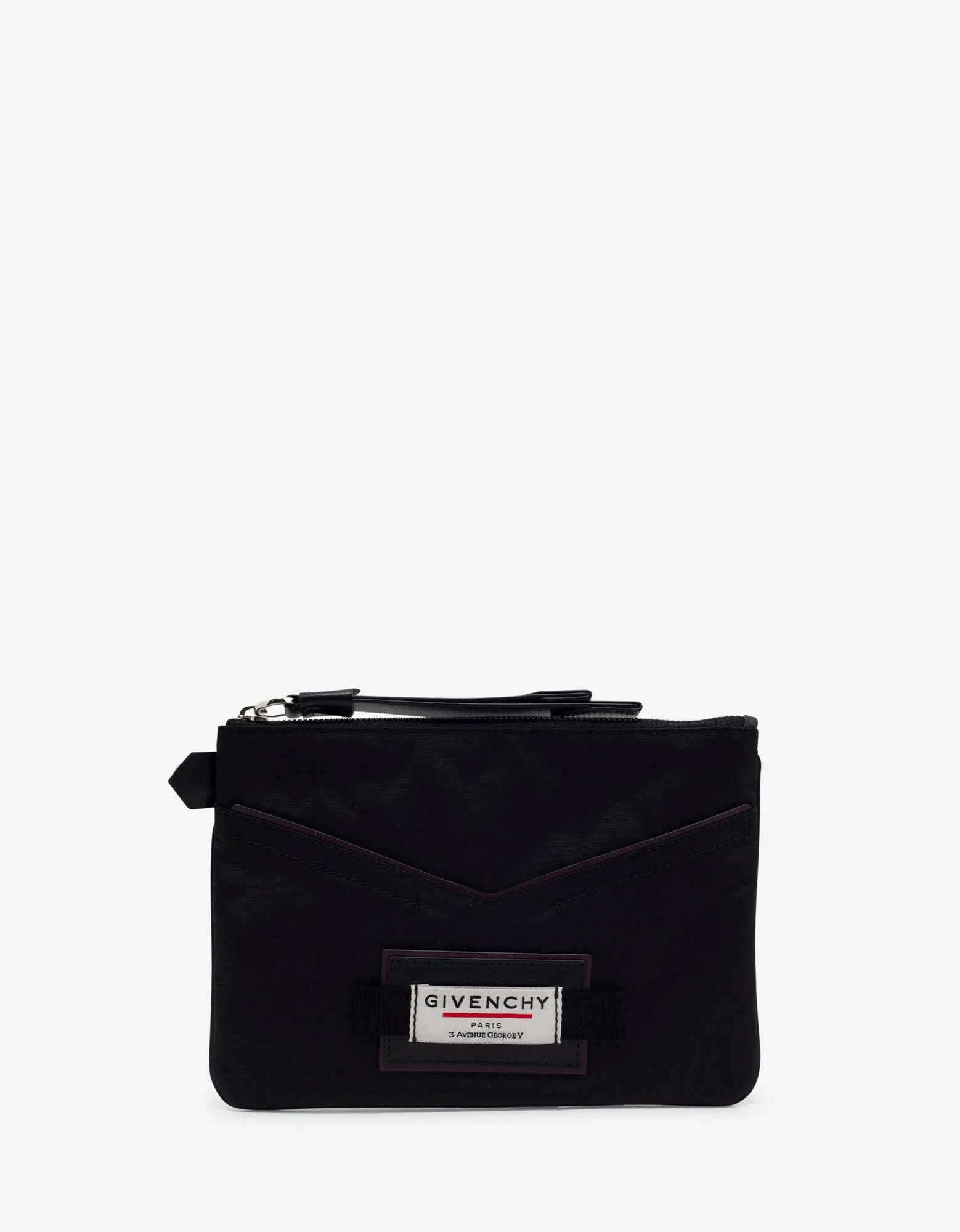 Downtown Black Nylon Pouch