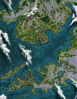 Edgepond City Fantasy Map Patreon