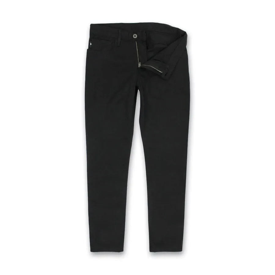 Emporio Armani - J06 Slim Fit Cotton Chino Jeans in Black