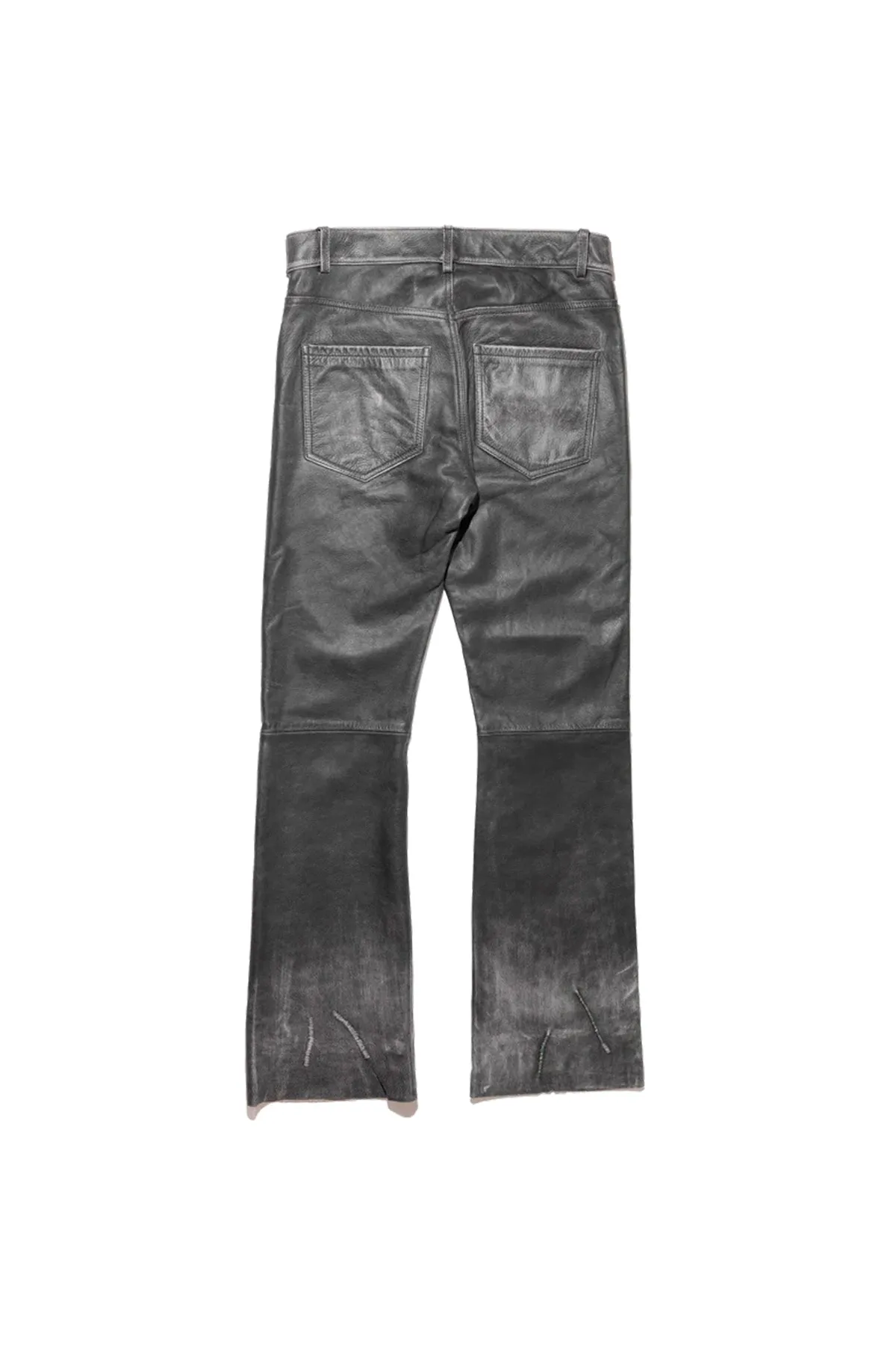 ENFANTS RICHES DÉPRIMÉS | REPAIRED LEATHER FLARE JEANS