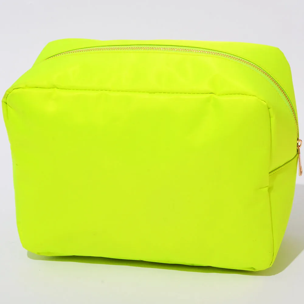 Essentials Nylon Pouch - Neon Yellow