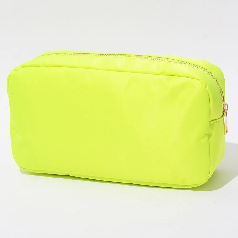 Essentials Nylon Pouch - Neon Yellow