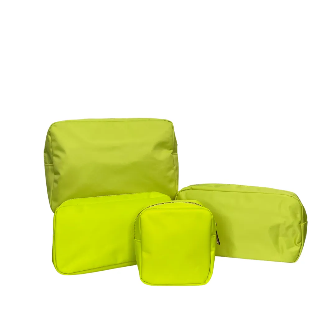 Essentials Nylon Pouch - Neon Yellow