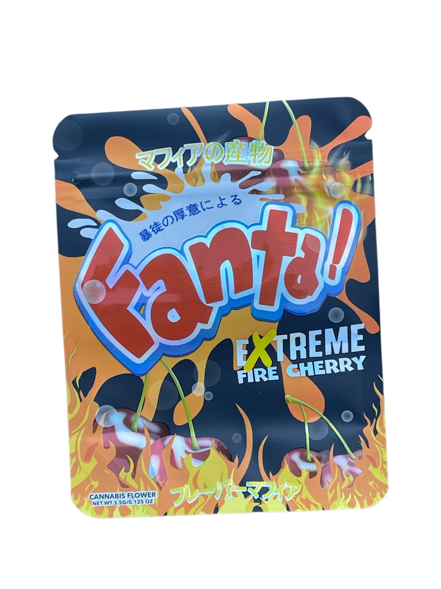 Fanta! Extreme Fire Cherry Mylar Bag 3.5 Grams | Xotic Packs