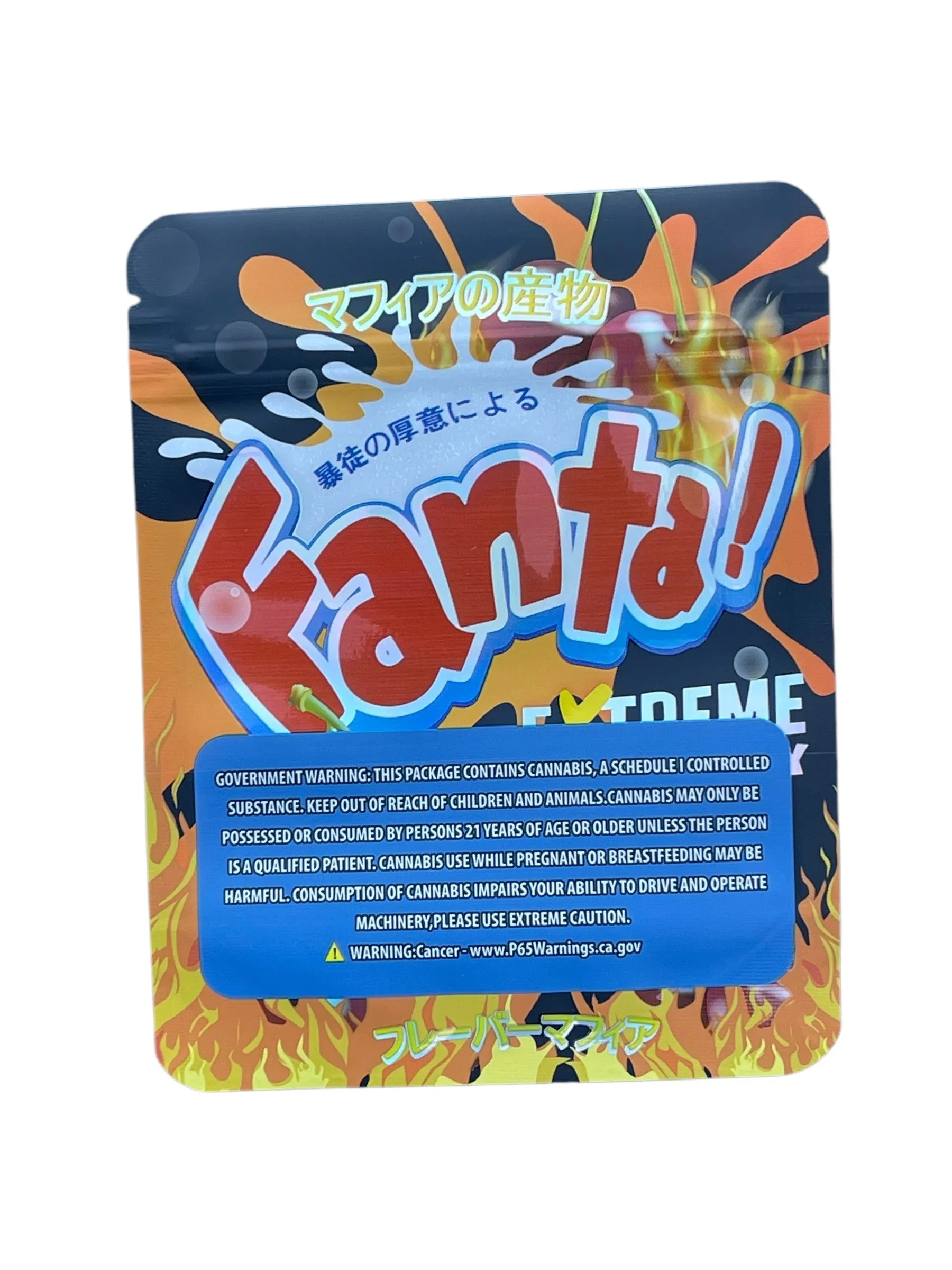 Fanta! Extreme Fire Cherry Mylar Bag 3.5 Grams | Xotic Packs