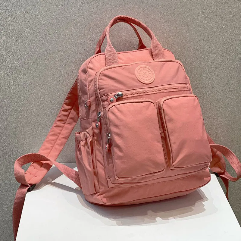Fashion Woman Waterproof Nylon Lightly Backpack