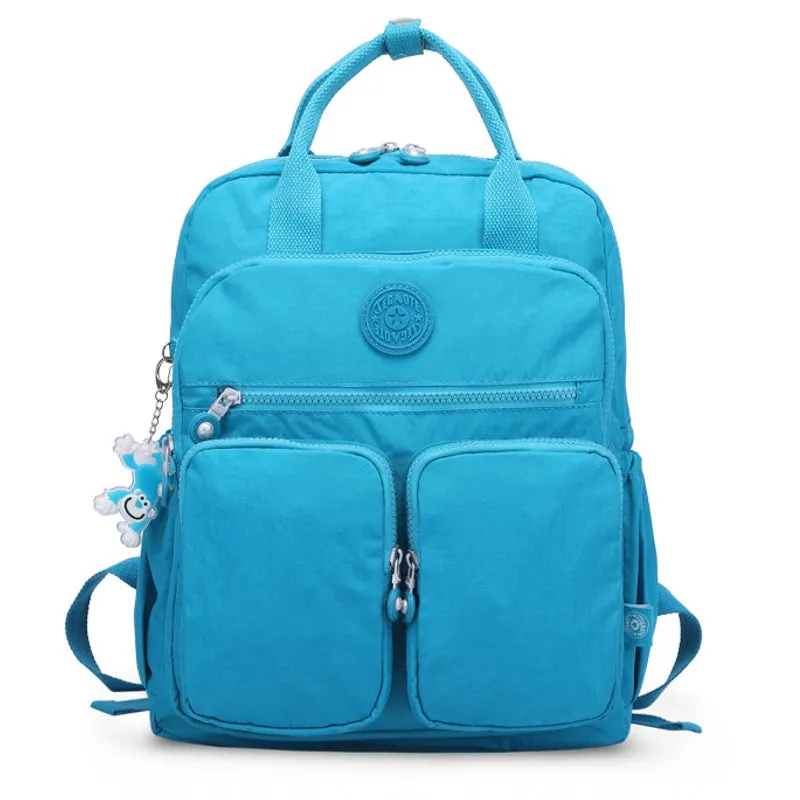 Fashion Woman Waterproof Nylon Lightly Backpack