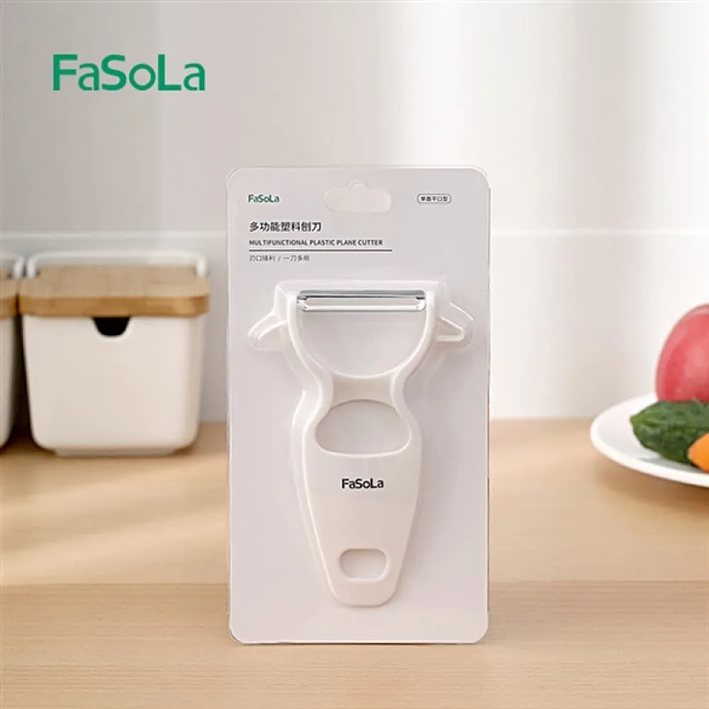 FaSoLa Multifunctional Plastic Peeler - White