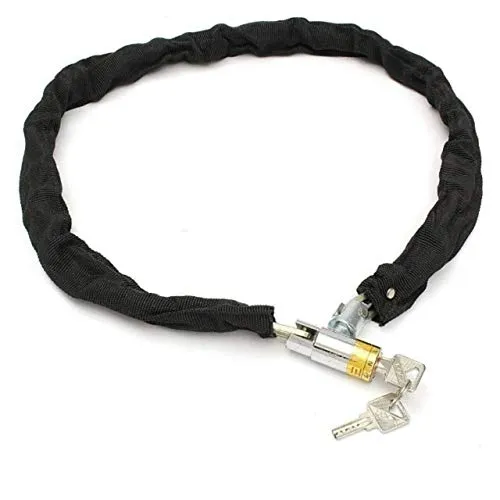 FASTPED Strong Steel Chain Bicycle Lock Cover With Cloth And 2 Keys