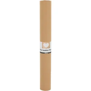 Faux Leather Cellulose Latex Paper 350g Light Brown 1 Meter Craft Project