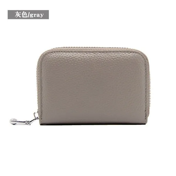 Faux Leather Purse Anti-theft Card Holder High Capacity Multifunction Card Package RFID Protector