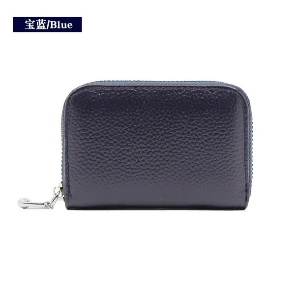 Faux Leather Purse Anti-theft Card Holder High Capacity Multifunction Card Package RFID Protector