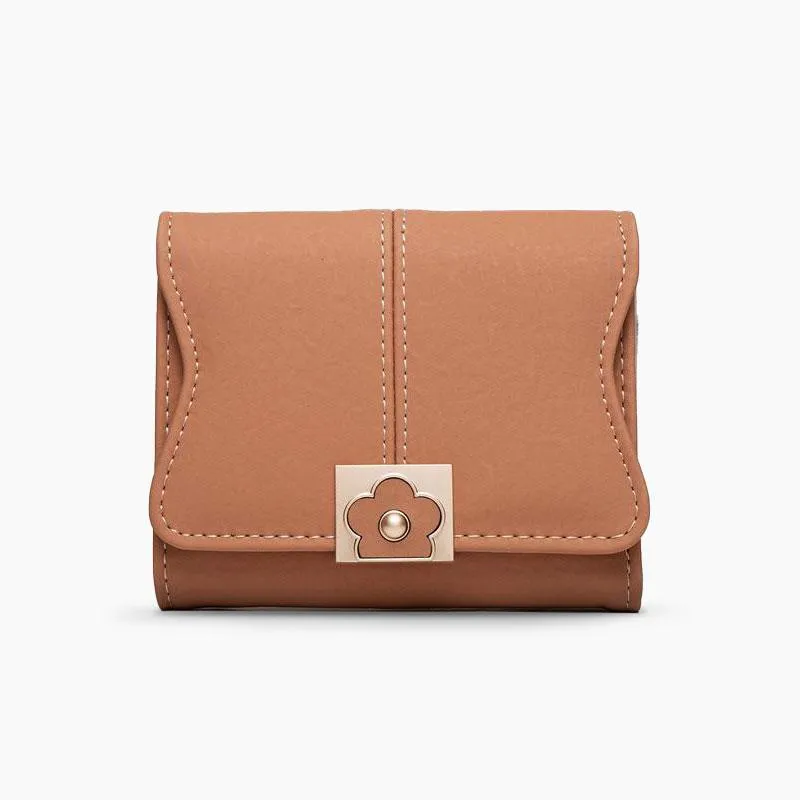 Flower Buckle Multifunctional Wallet
