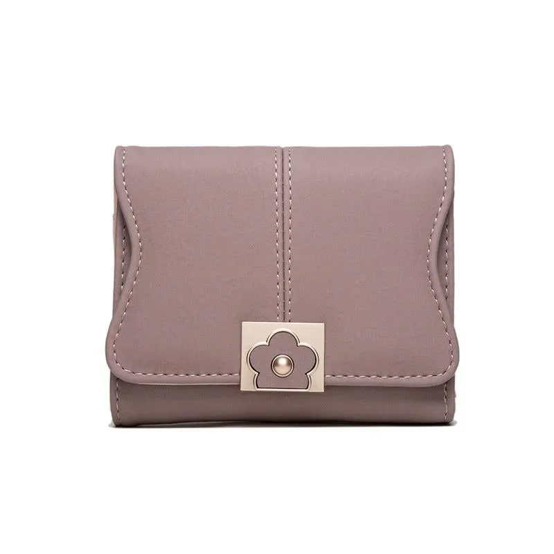 Flower Buckle Multifunctional Wallet