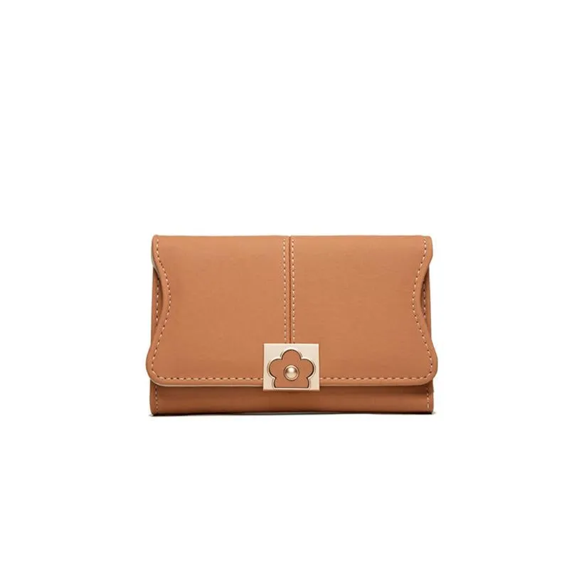 Flower Buckle Multifunctional Wallet
