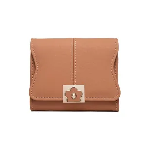 Flower Buckle Multifunctional Wallet