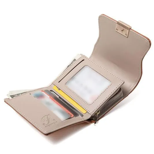 Flower Buckle Multifunctional Wallet