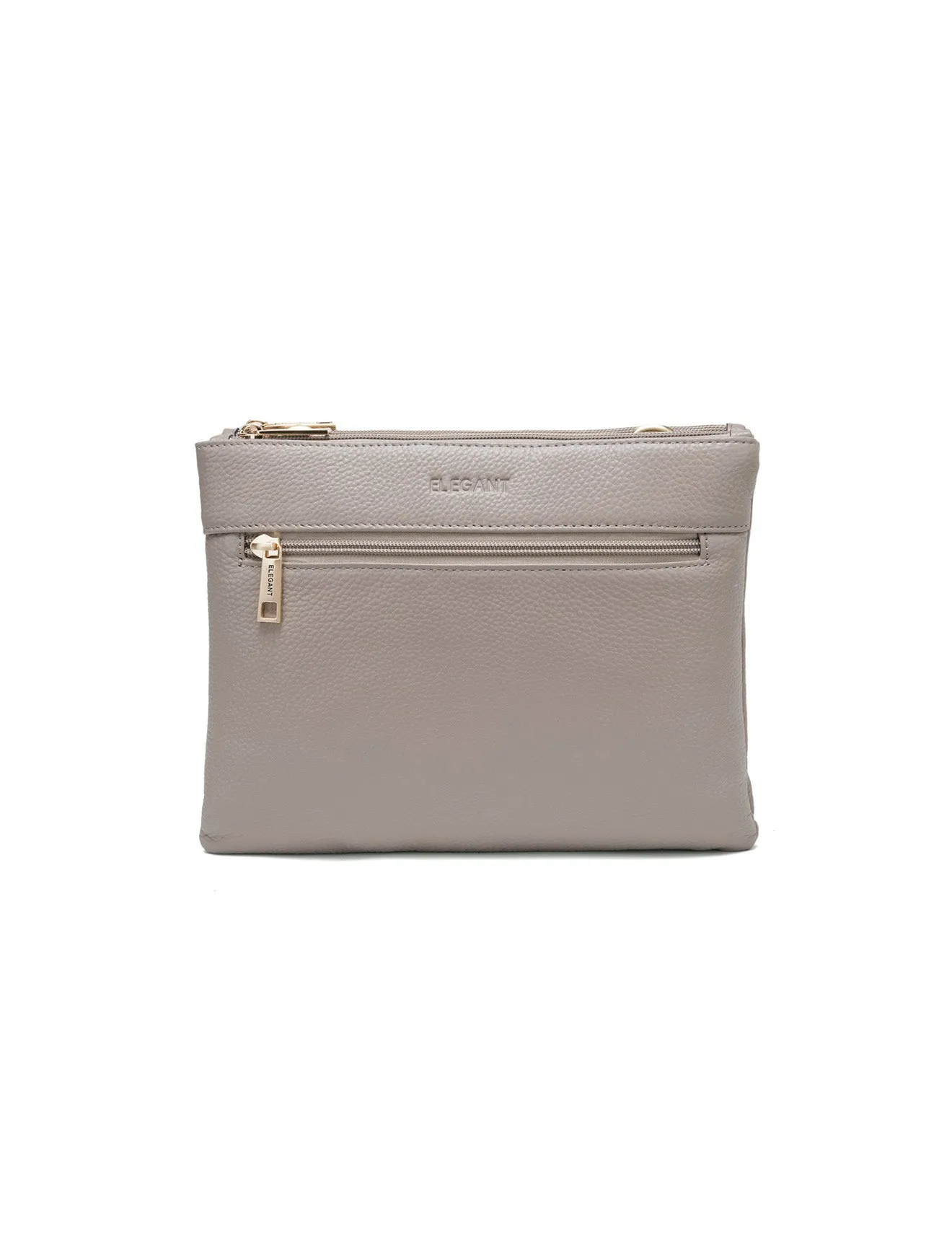 FLYNN LEATHER CROSS BODY BAG-E1-0832-MOCH