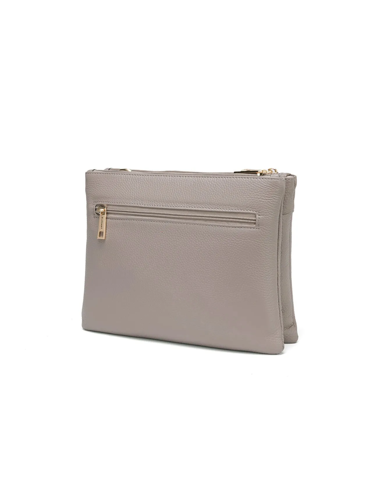 FLYNN LEATHER CROSS BODY BAG-E1-0832-MOCH