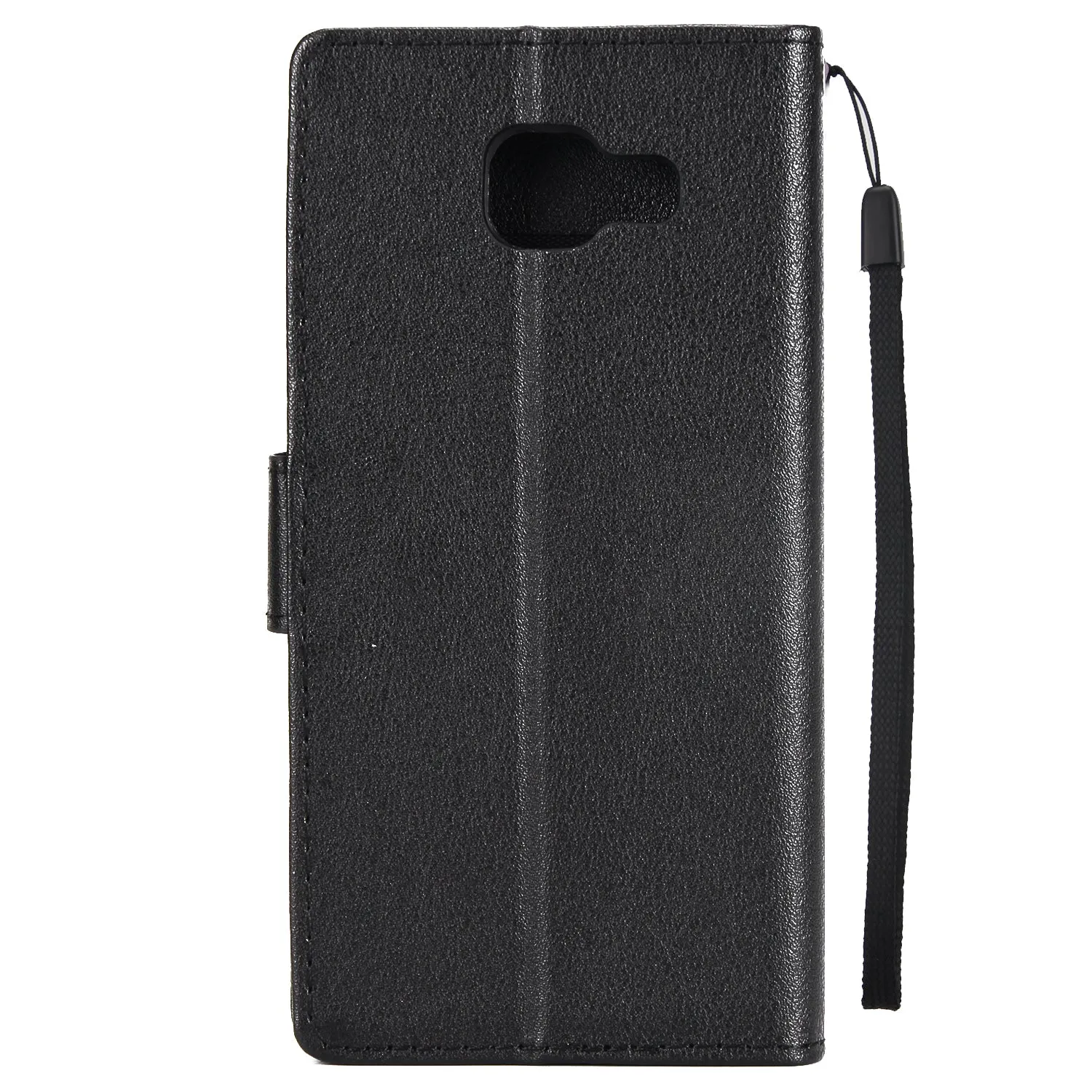 For Samsung On7-2016/J7 Prime Protective Cover PU Cell Phone Case with Card Slot brown