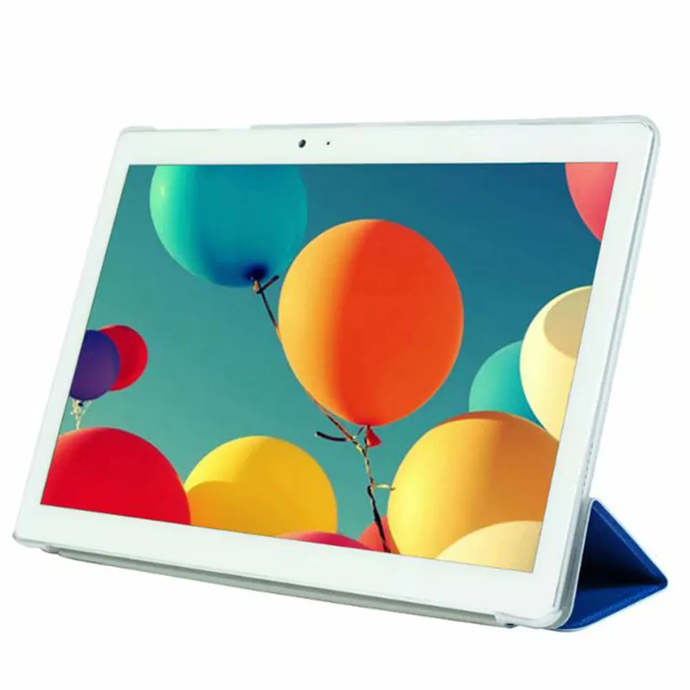 For Teclast T10 Ultimate Edition 10.1inch Ultra-thin PU Leather Shockproof Protective Case with Bracket  blue_Teclast T10 Ultimate Edition 10.1inch