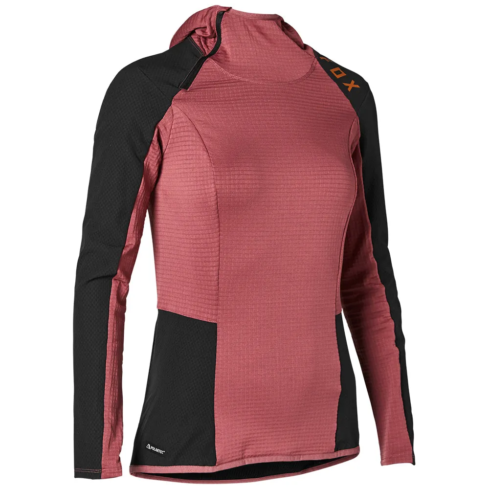 Fox Womens Defend Thermo Hoodie - Dusty Rose