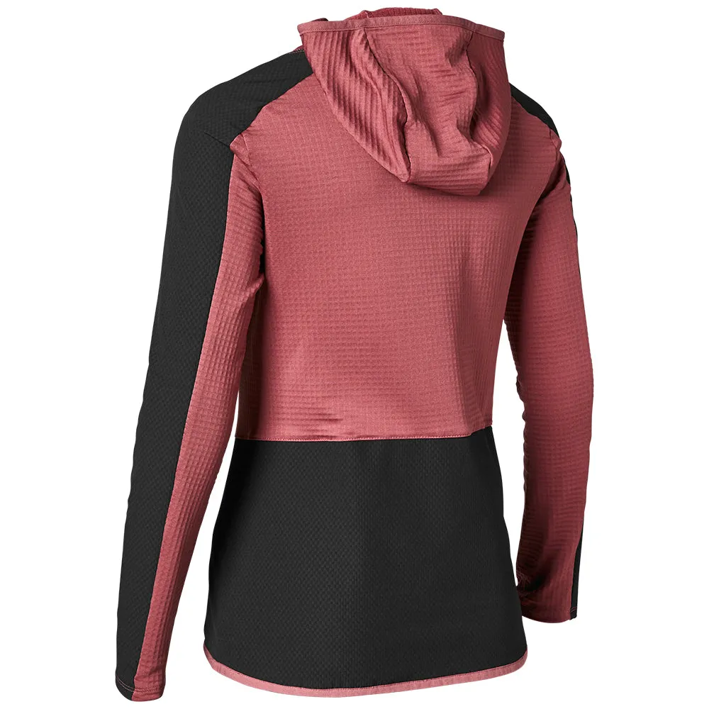 Fox Womens Defend Thermo Hoodie - Dusty Rose
