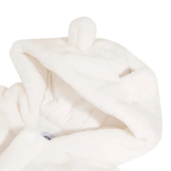 Furry Hooded Cream Coat in 1 m